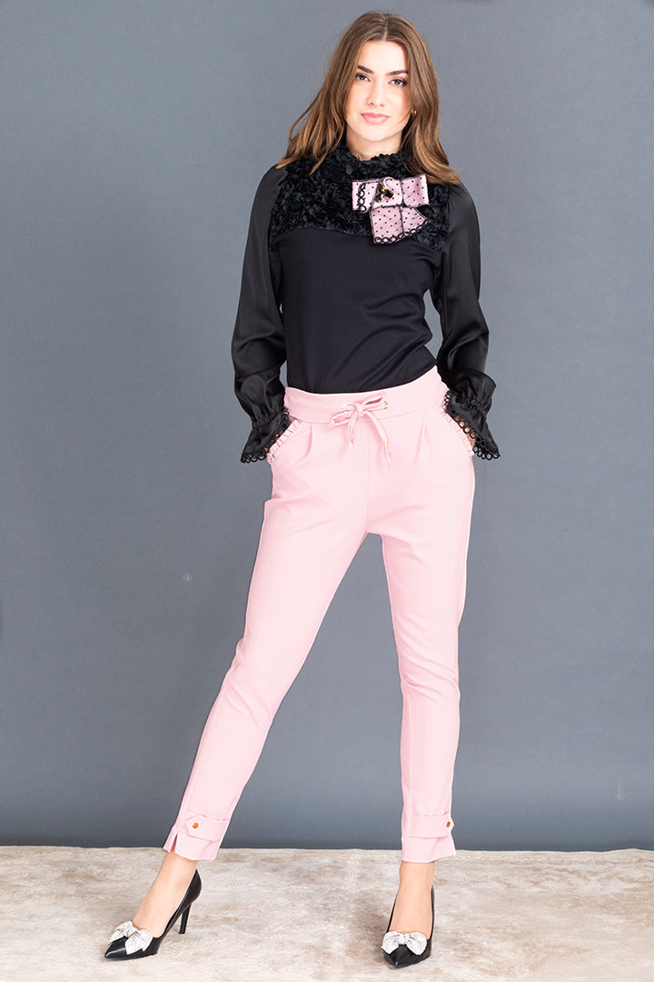 Hlače Lady Pink