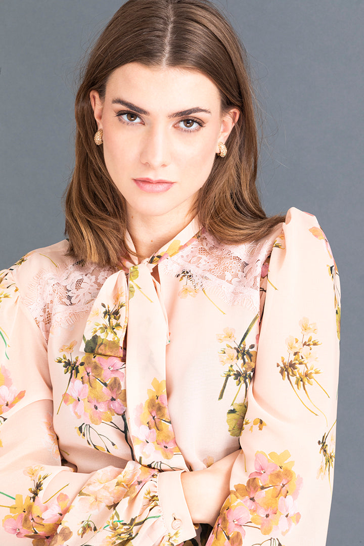 Bluza Peach Flower, dolg
