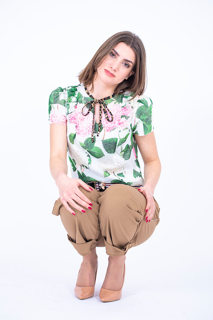 Bluza, hortenzije