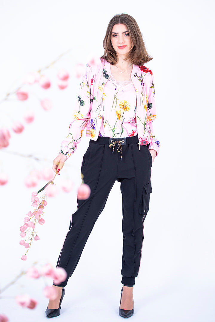 Top z naramnicami, Pink