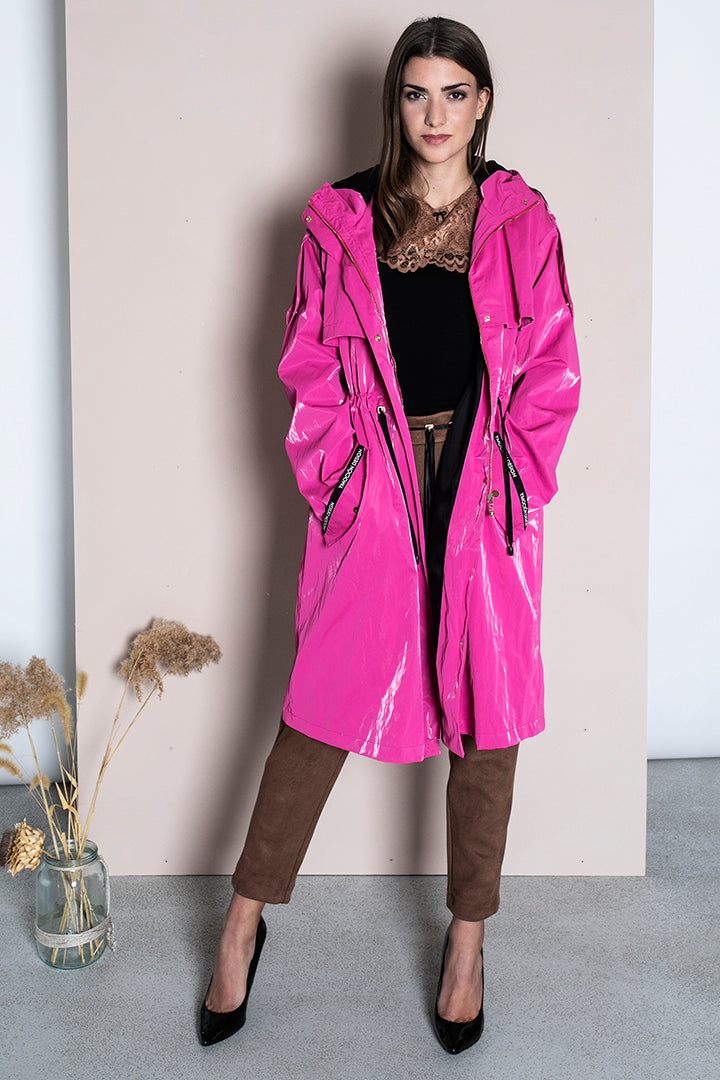 Trenč GLAM, pink