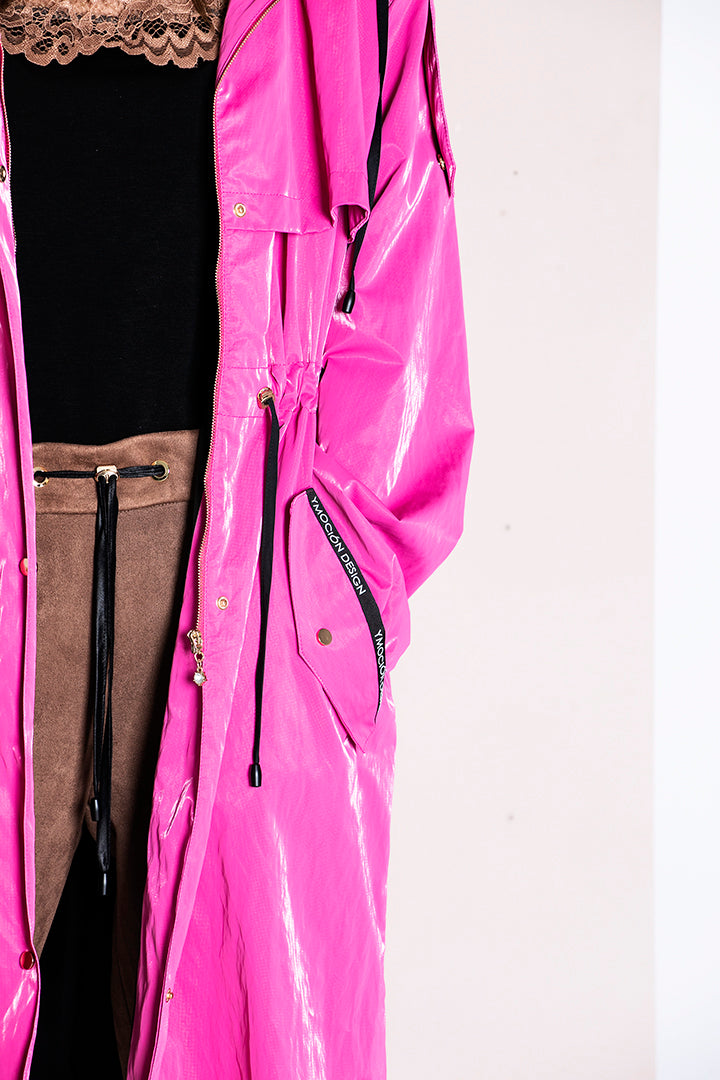 Trenč GLAM, pink
