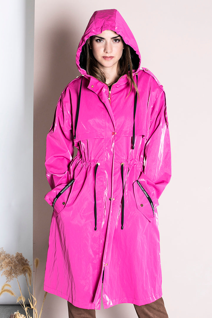 Trenč GLAM, pink