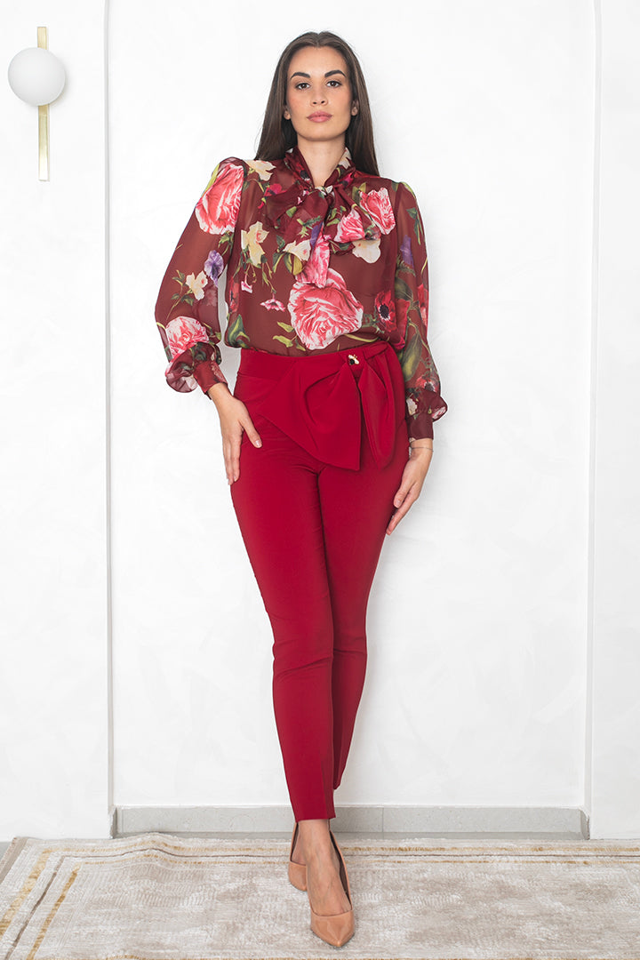 Bluza 'Wine Red'