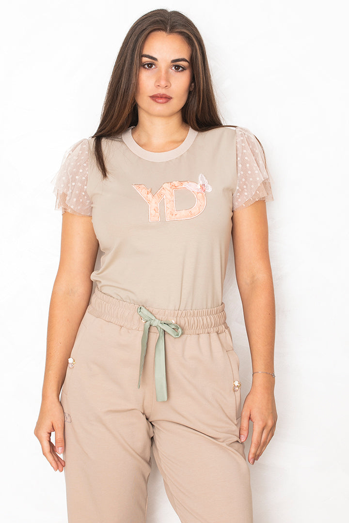 Top, Iconic Beige