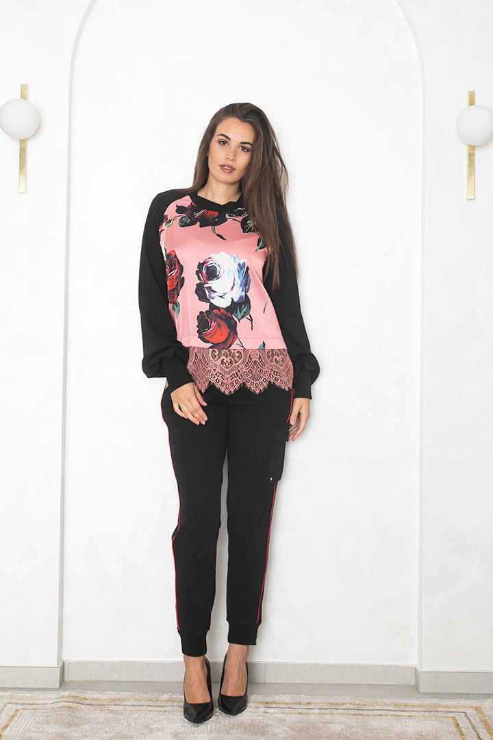 Bluza Tunika 'Rose Noir'