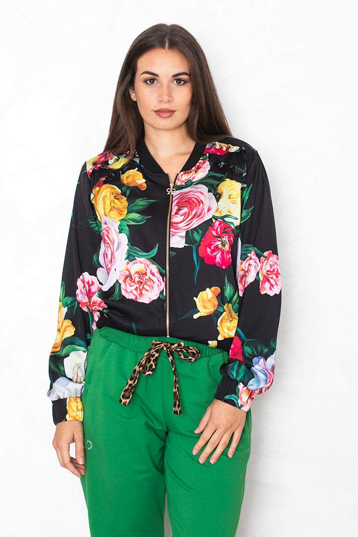 Bomber jakna 'Bloom Black'