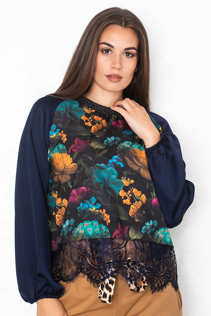 Bluza Tunika 'Midnight Garden'