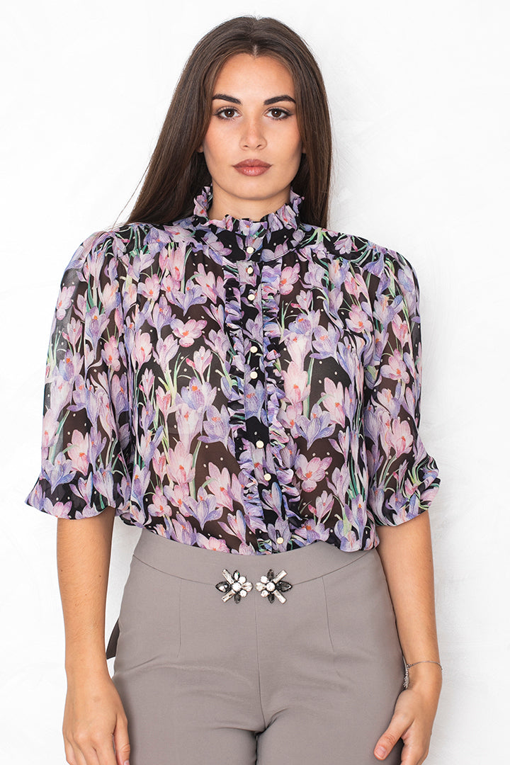 Bluza 'Violet flower'