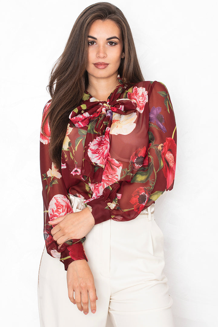 Bluza 'Wine Red'