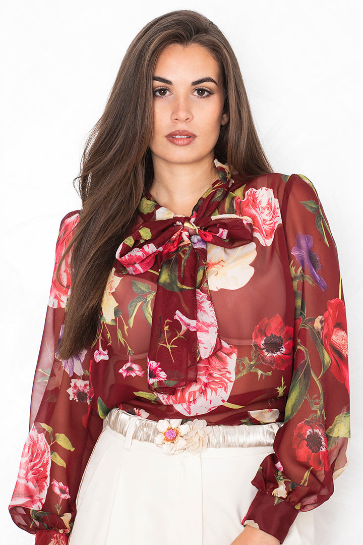 Bluza 'Wine Red'