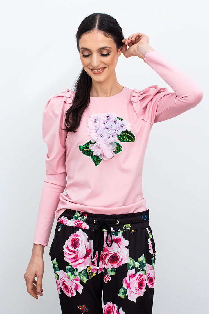 Hlače 'Pink Rose'