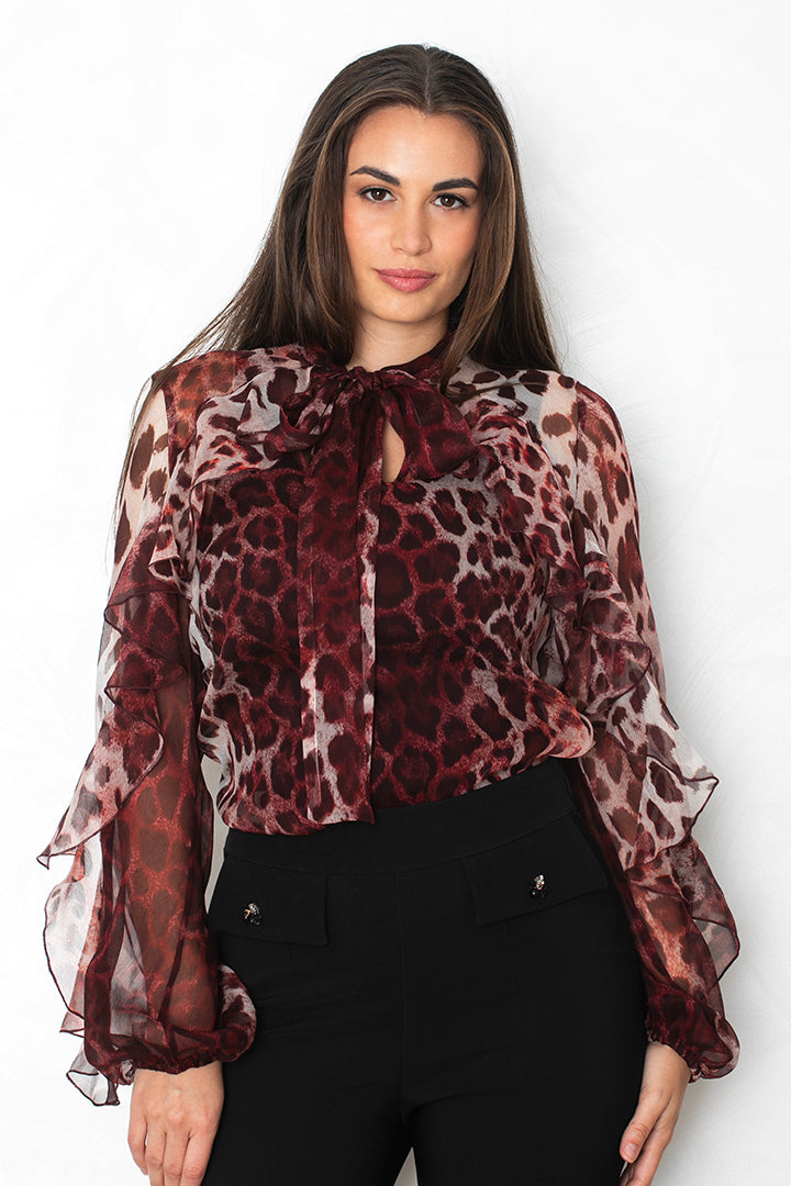 Bluza Red Leopard