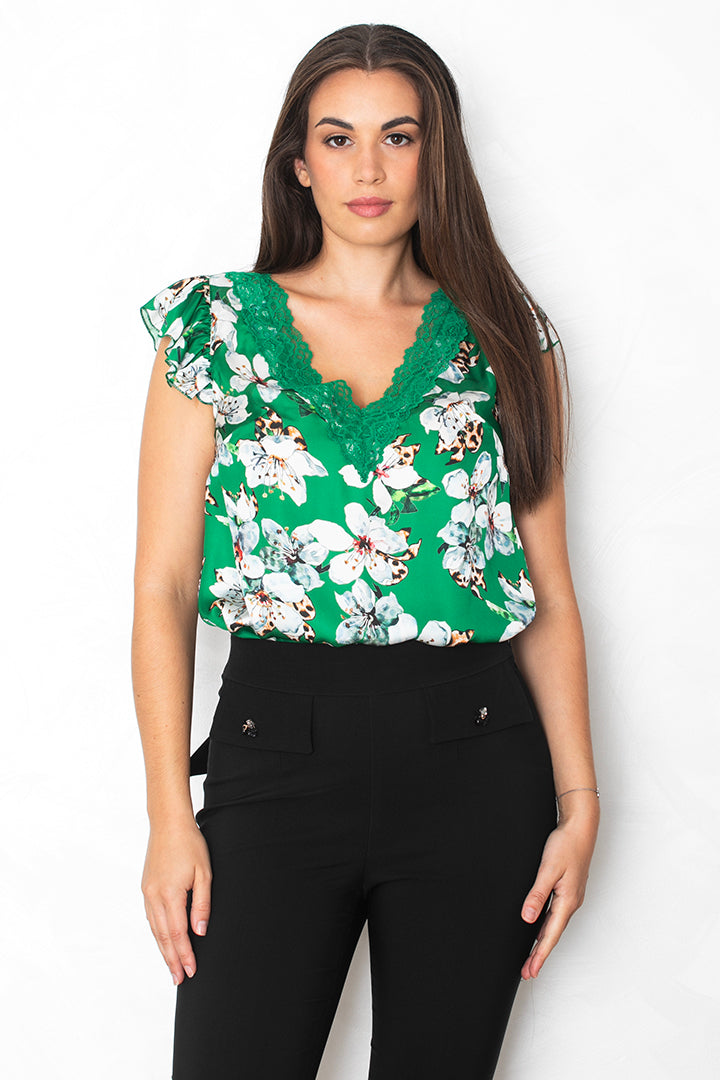 Top bluza 'Flora Green'
