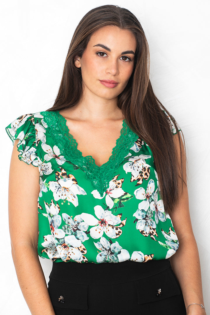 Top bluza 'Flora Green'