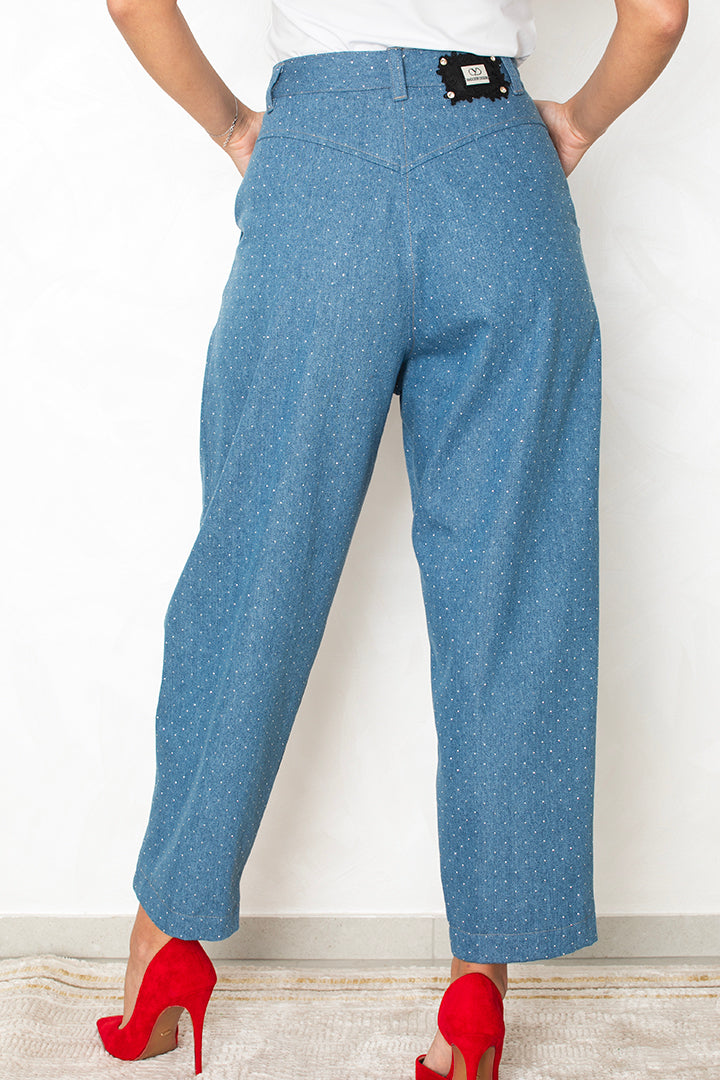 Denim hlače Queen