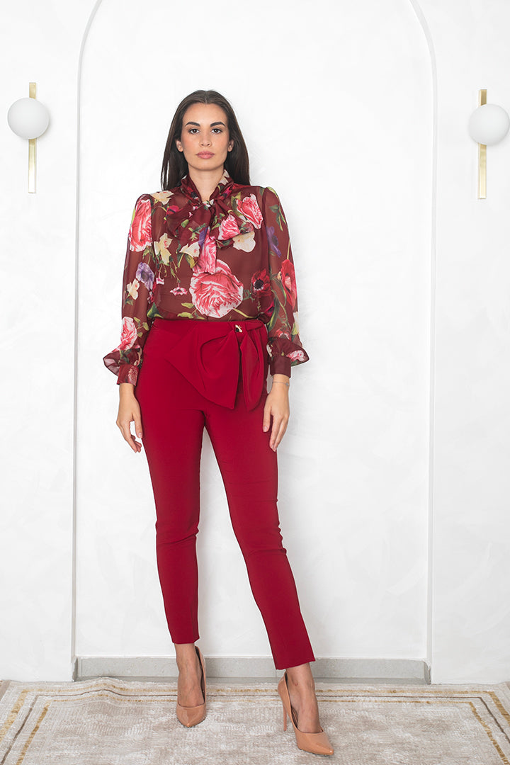 Bluza 'Wine Red'
