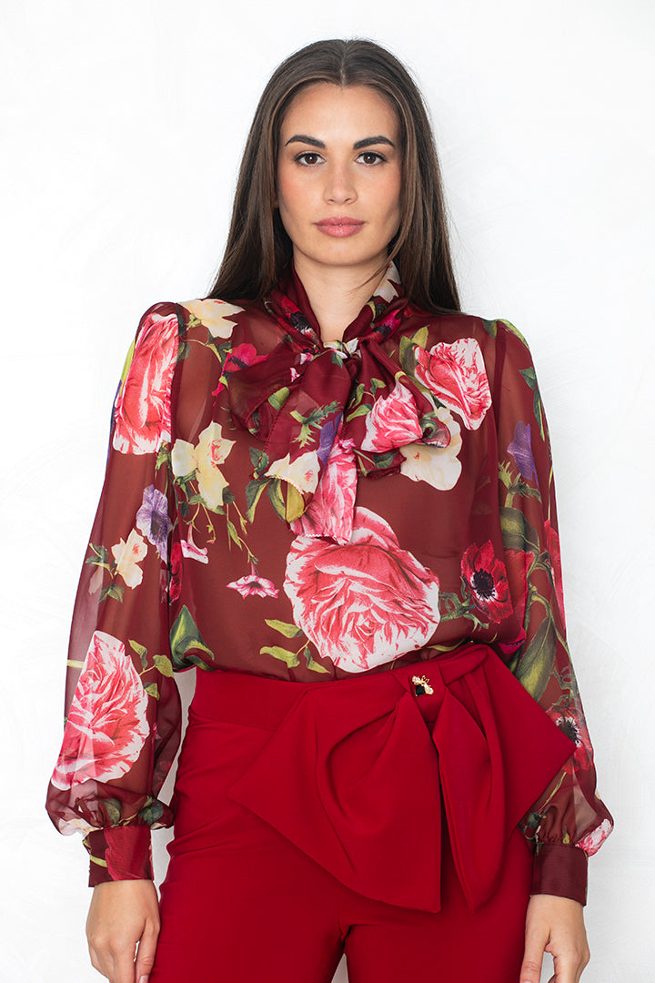 Bluza 'Wine Red'