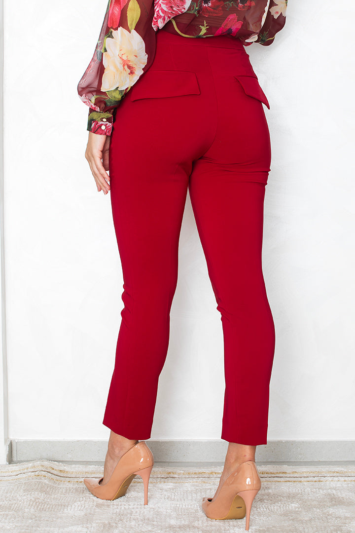 Hlače, Iconic Bow, RED