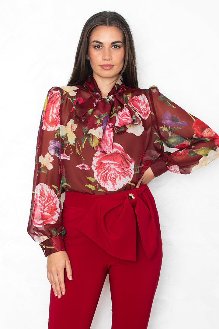 Bluza 'Wine Red'