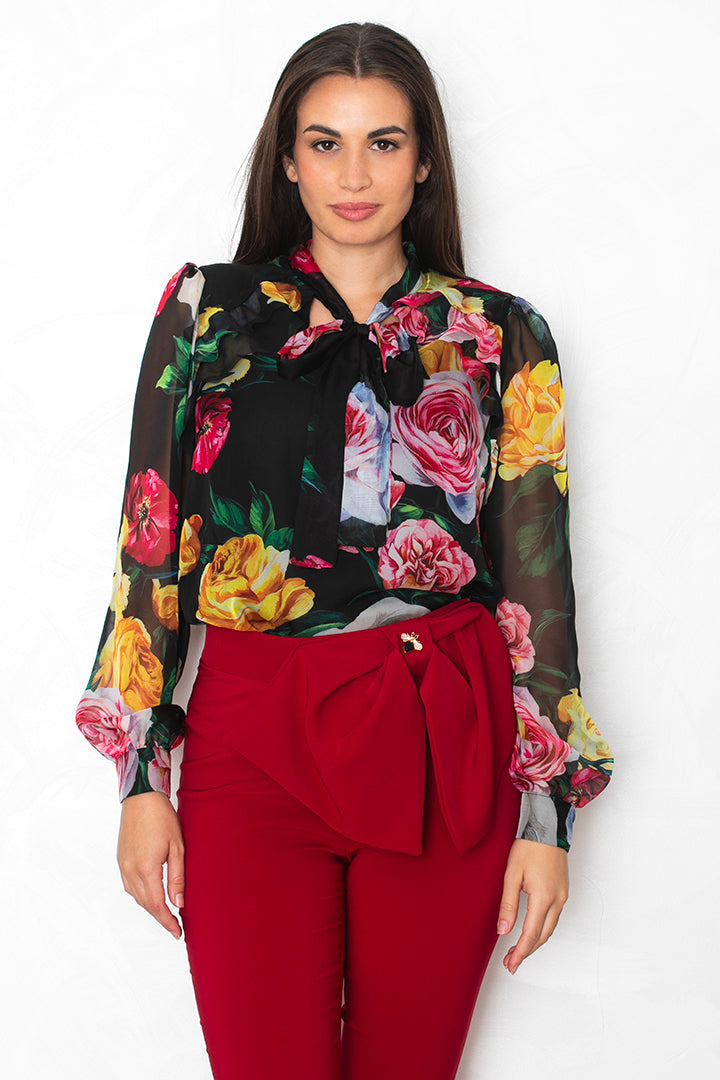 Bluza 'Bloom Black'