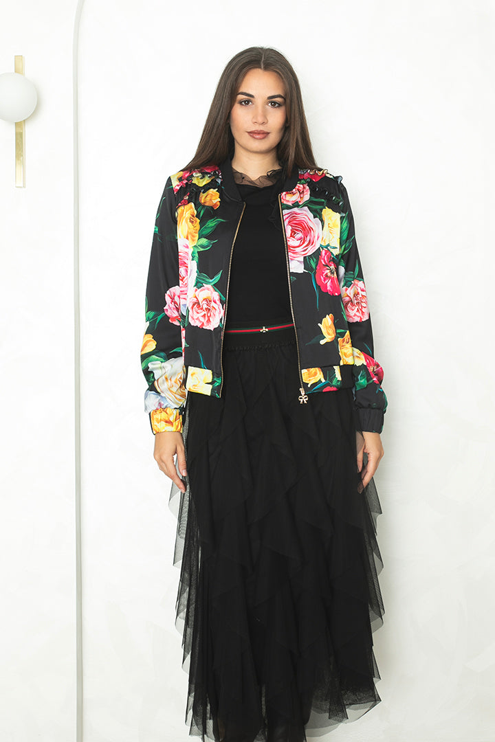 Bomber jakna 'Bloom Black'
