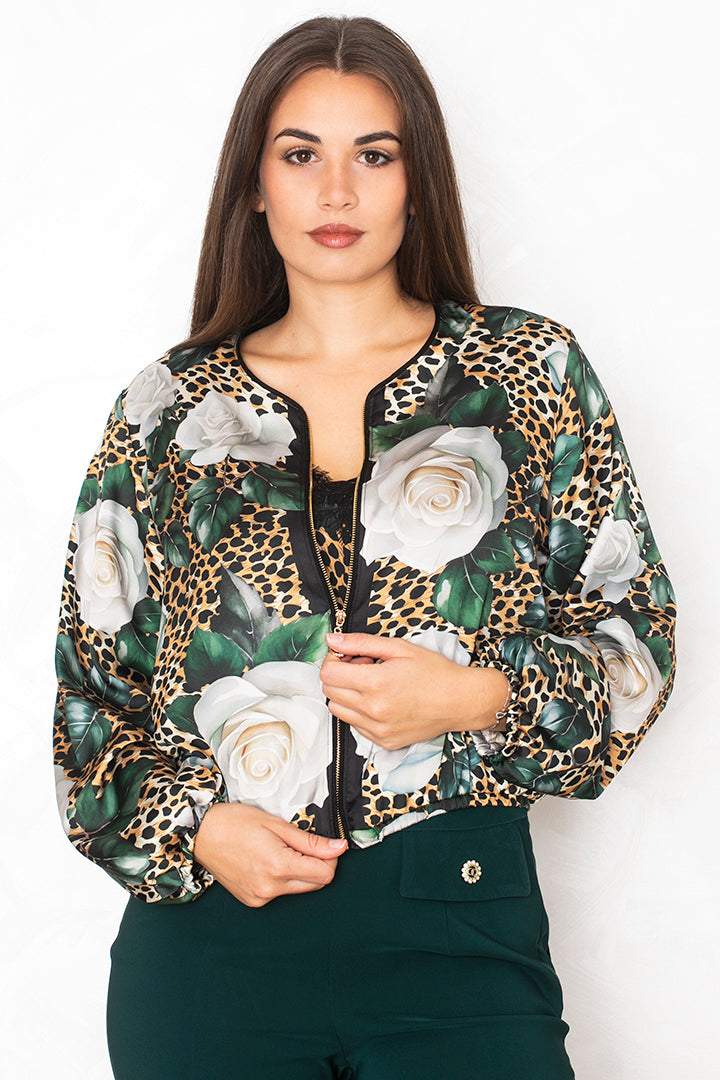 Bomber jakna 'Wild Rose'