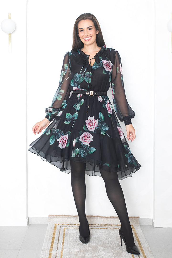 Obleka 'Black Rose'