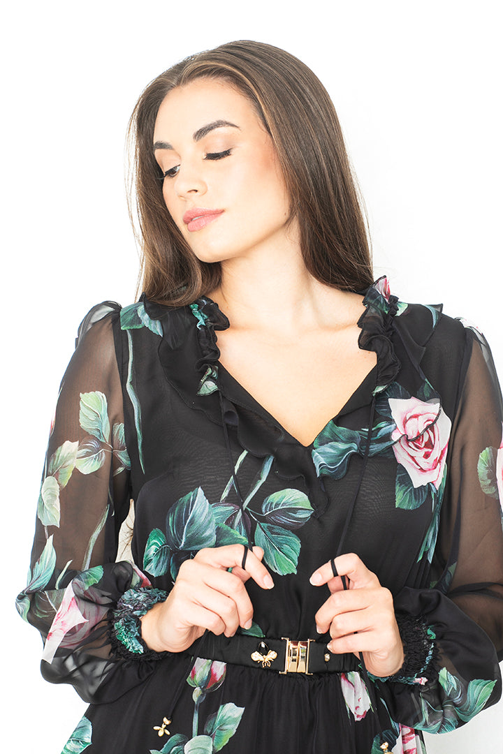 Obleka 'Black Rose'