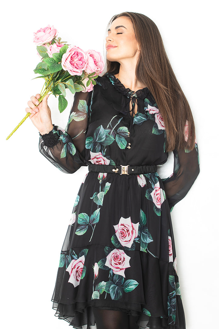 Obleka 'Black Rose'